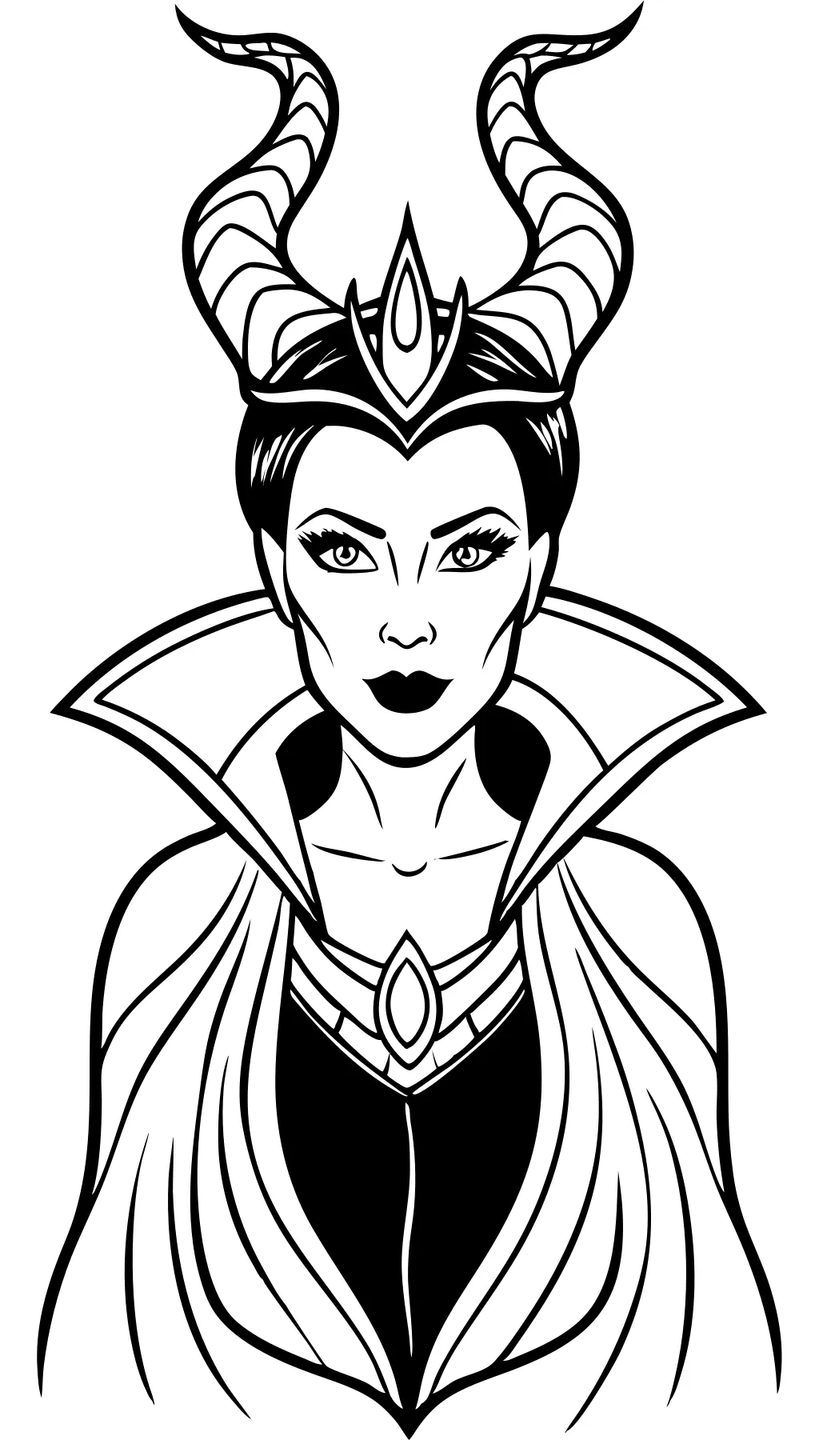 coloring pages of maleficent